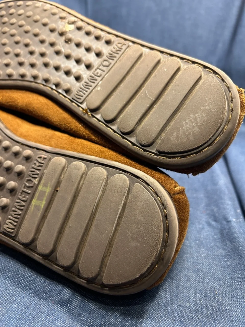 Minnetonka leather moccasins